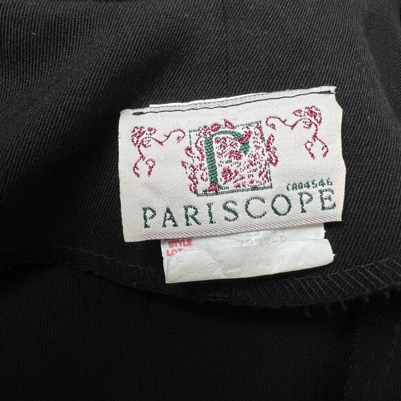 Vintage Pinafore Midi Dress Whimsigoth Dark Academia Fall Winter Preppy 80s 90s - Picture 9 of 11